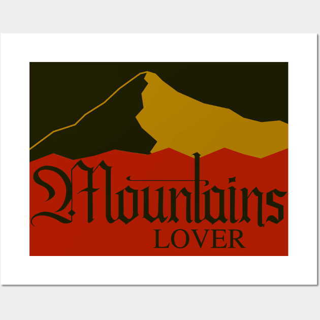 Mountains Lover Wall Art by Javisolarte